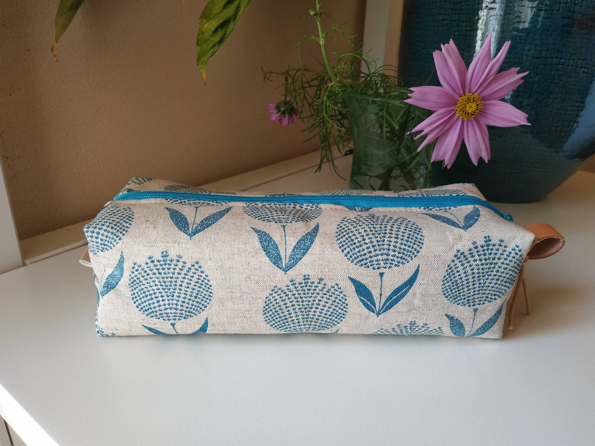 Boxy Bag, Pencilcase, Stiftemäppchen Selbstgenäht Aus Canvas Und Wachstuch von DieLiebenaeht