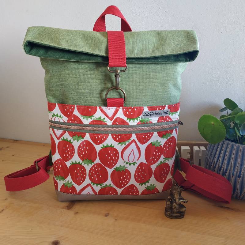 Rucksack, Backpack, Daypack, Foldover Aus Canvas Und Kunstleder Rucksack, Backpack, Daypack, Foldover Aus Canvas Und Kunstleder von DieLiebenaeht