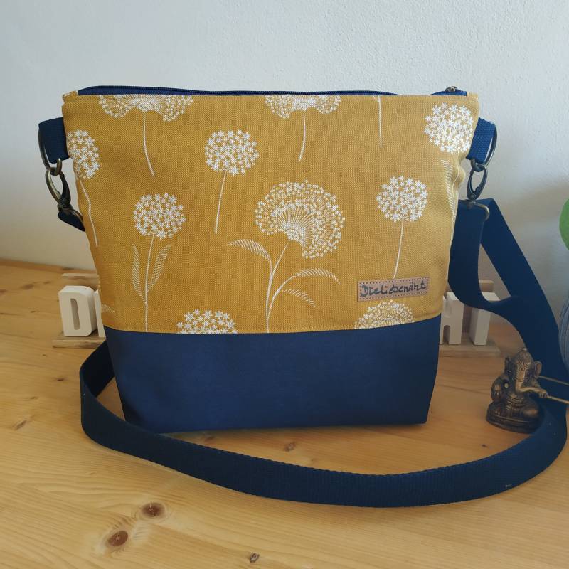 Umhängetasche, Crossover, Handtasche, Schultertasche Aus Canvas Und Kunstleder von DieLiebenaeht