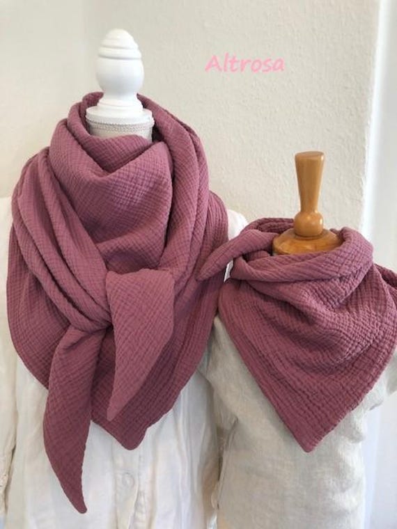 xxl Musselintücher - Mutter & Kind Kombination , Viele Farben Frei Wählbar. Kinder Tücher Auch Einzeln von DieMopusManufaktur