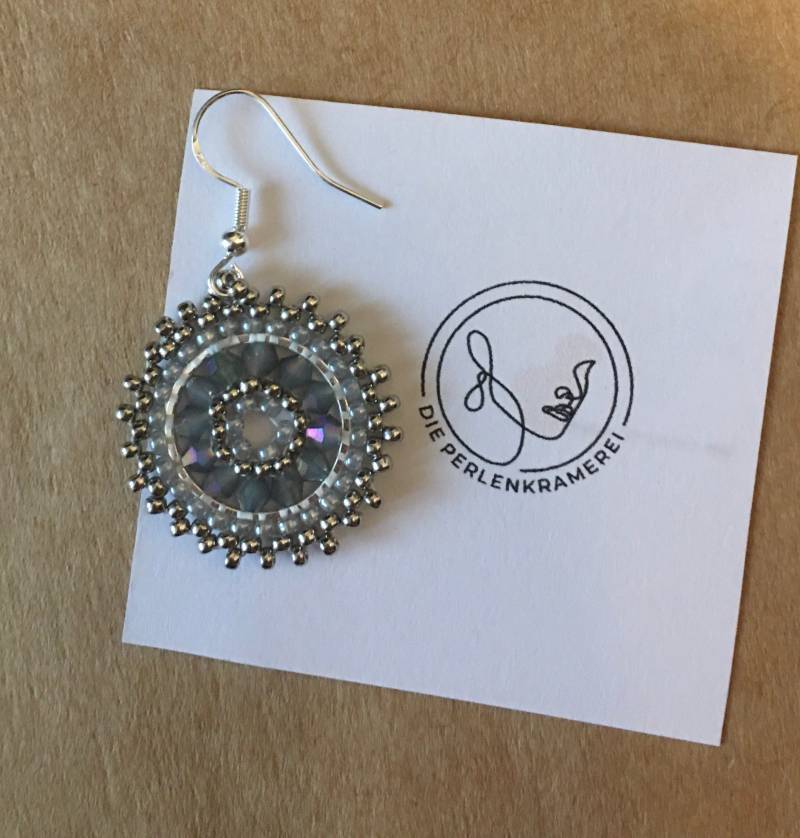 Ohrringe Boho Glasperlen Handgemacht Hängeohrringe Miyuki Perlen von DiePerlenkramerei