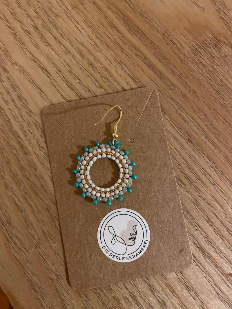Perlenohrringe Boho von DiePerlenkramerei