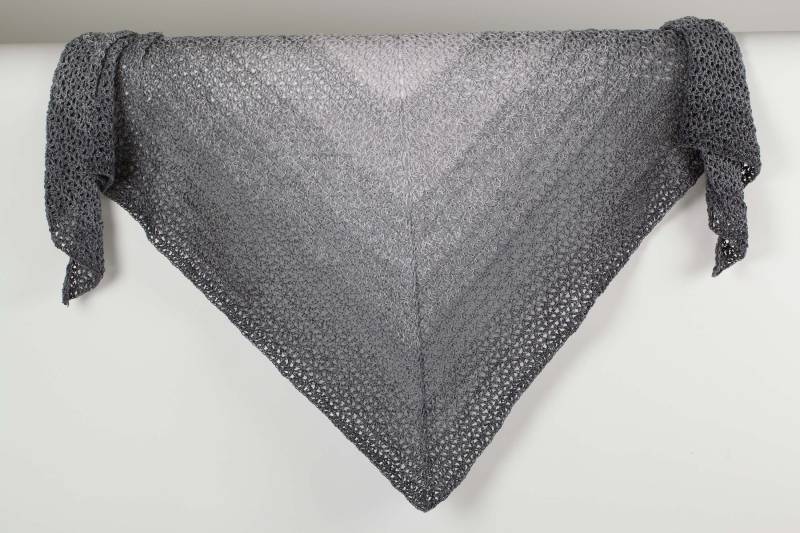 xl Dreieckstuch Gehäkelt Schultertuch, Sommertuch, Stola Luftig Leicht von DieSchatulle