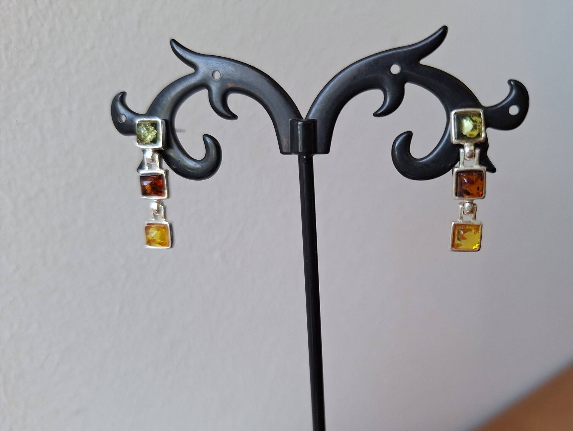 Bernstein , in Silber 925 Ohrringe Mit von DieSchatzkammer