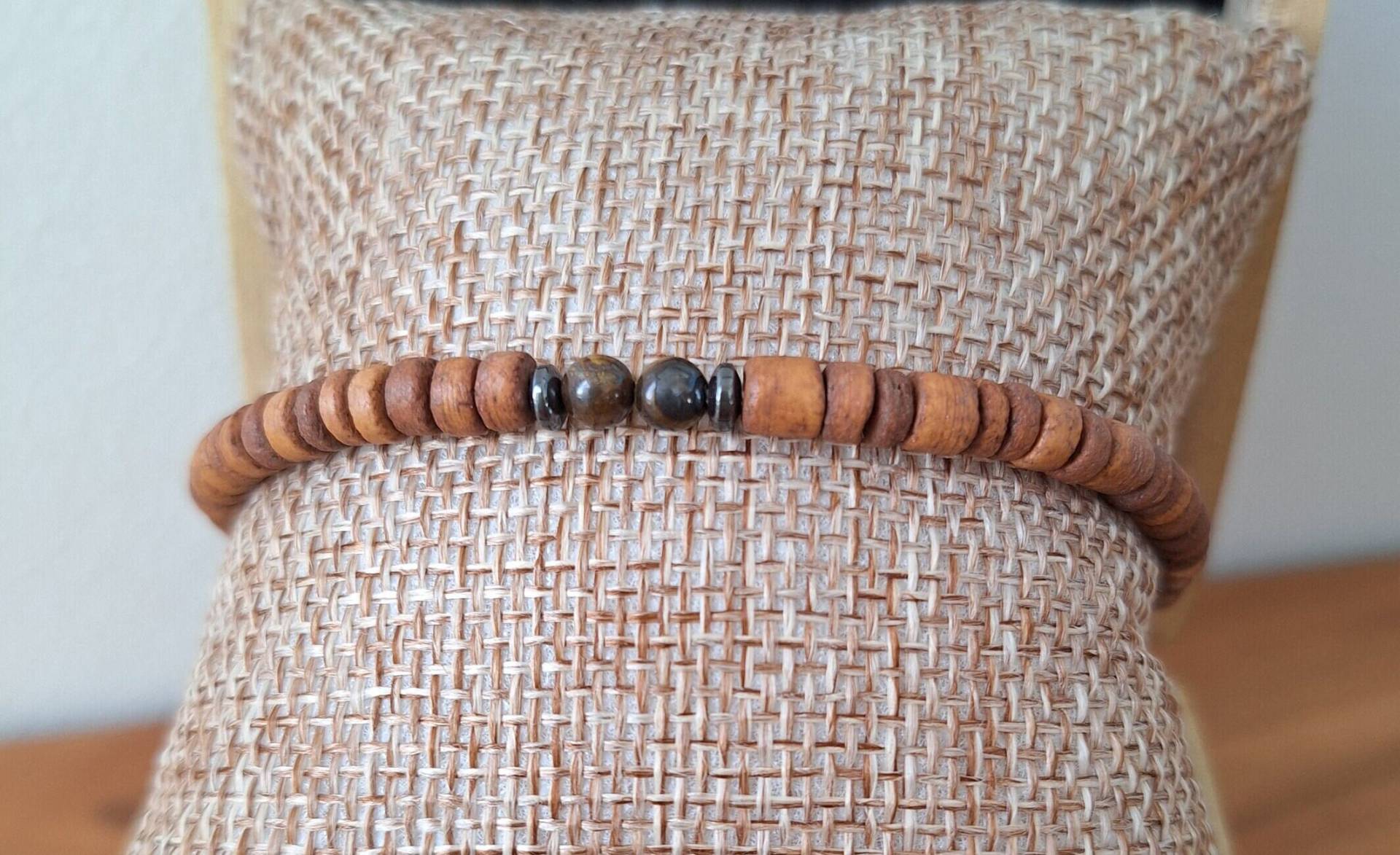 Holzarmband Herren, Kokosnuss Armband, Yoga-Armband Herren von DieSchatzkammer