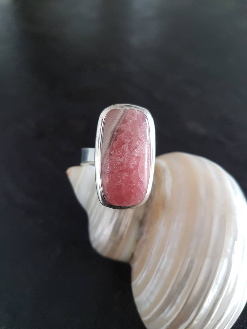 Rodochrosite , Rodochrosit Ring in Silber von DieSchatzkammer