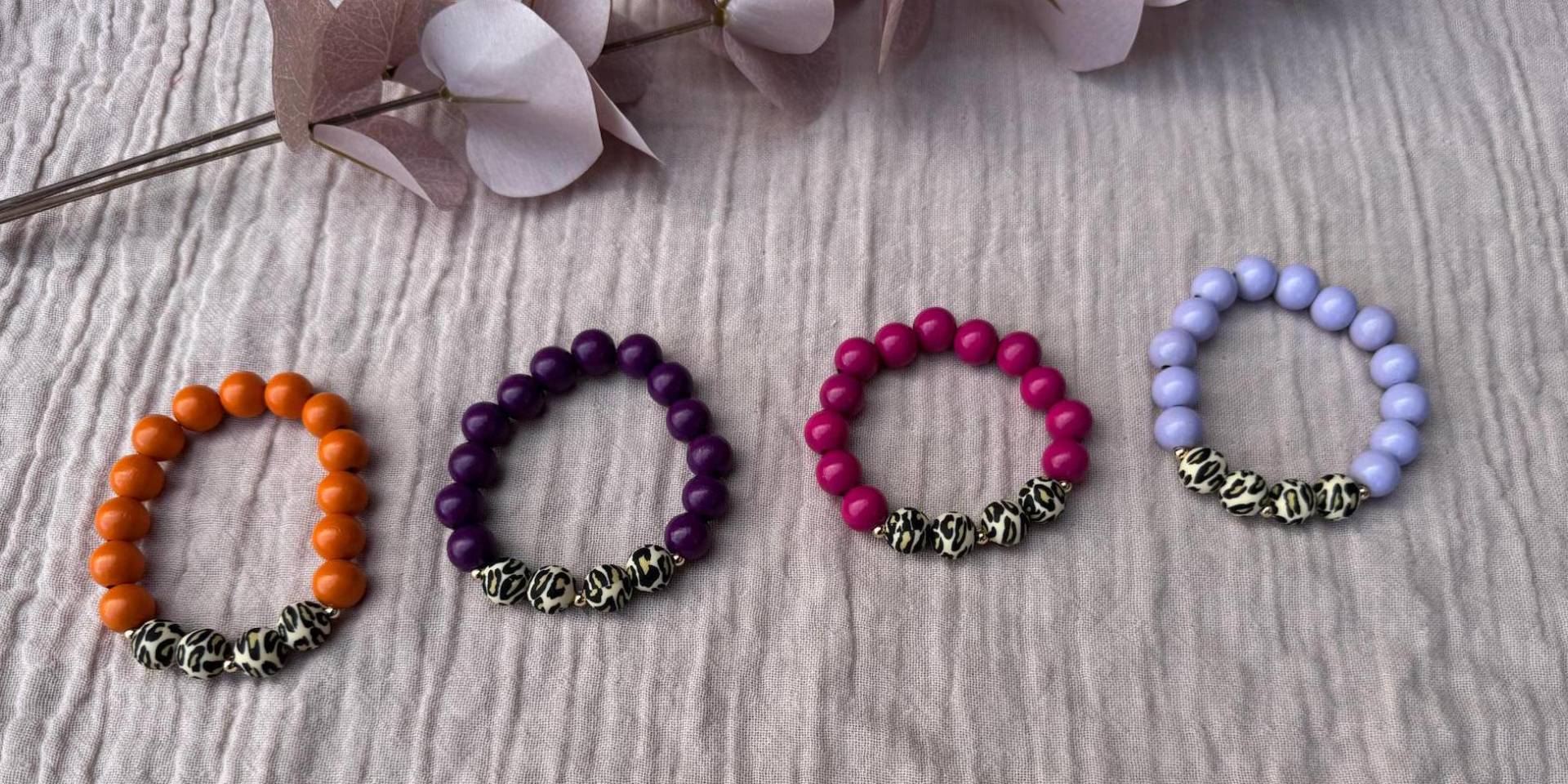 Armband Perlen Bunt Leo Armband Perlen Bunt Leo von DieTanteMartha