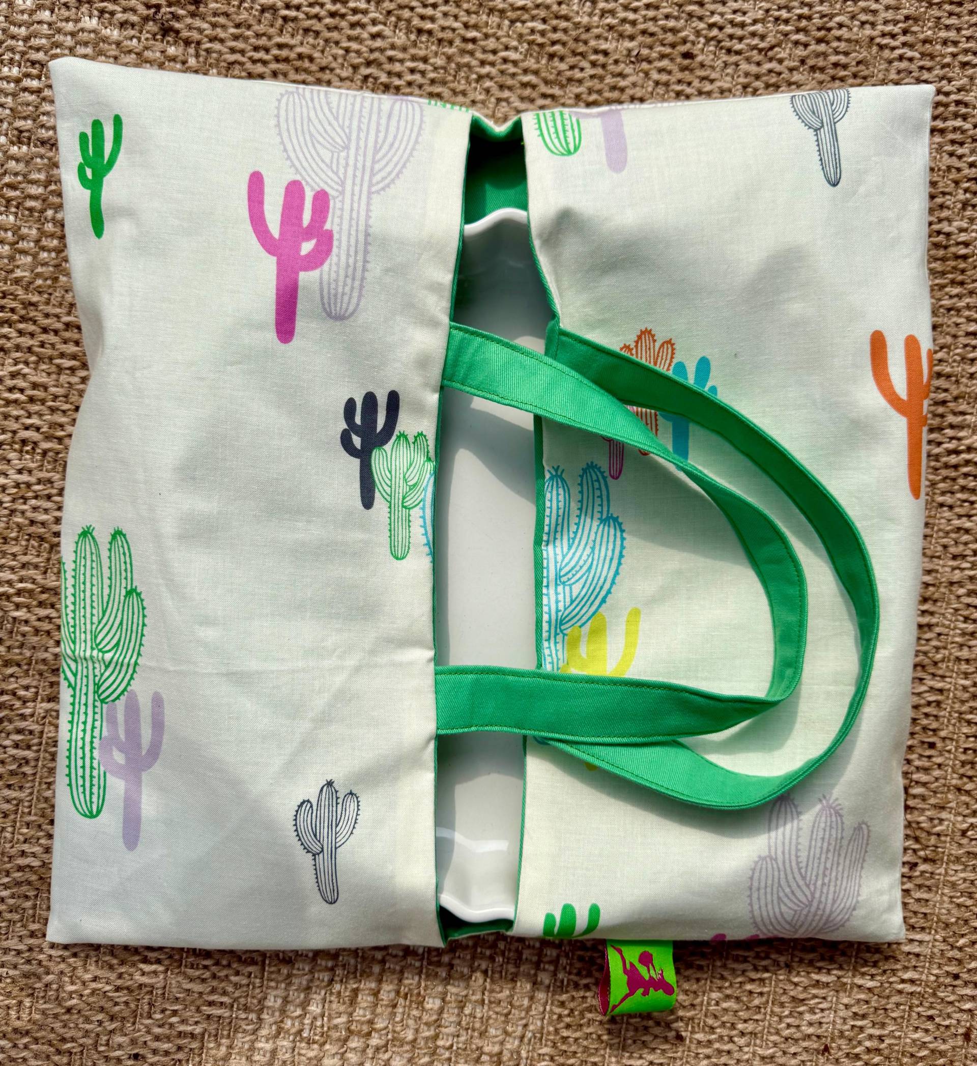 Tragetasche Für Quiche - Und Kuchenform Kaktus von DieTaschendiebin