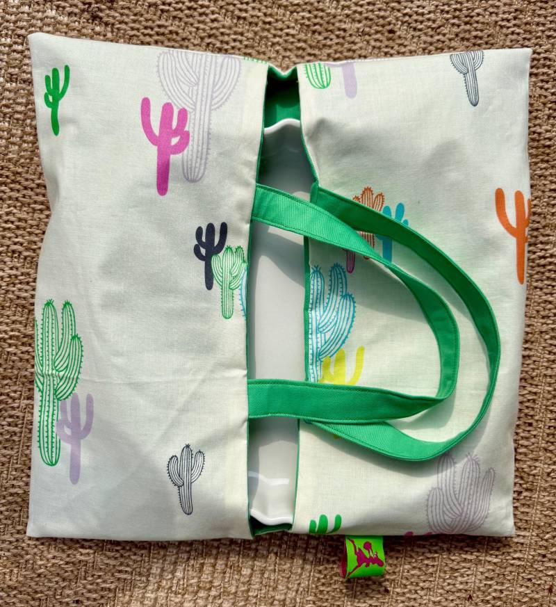 Tragetasche Für Quiche - Und Kuchenform Kaktus von DieTaschendiebin