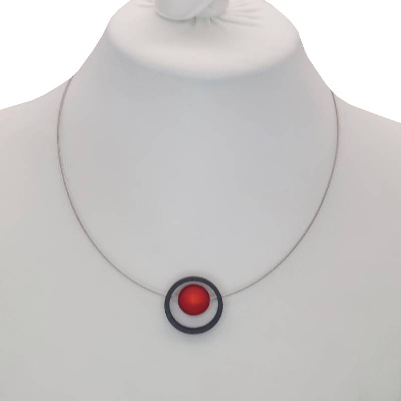 Bs Wechselcollier Geschlossener Kreis Inkl. 15 Perlen Aus Polaris Zum Wechseln -Polariskette -Wechselschmuck-Aluminiumschmuck-Polarisschmuck von DiegoCastroDesign