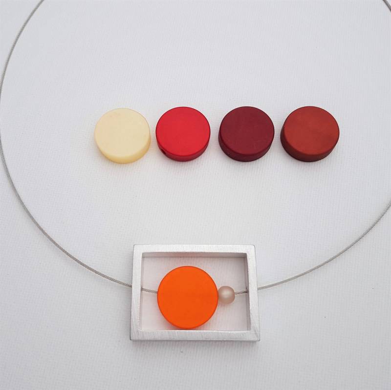 H Wechselcollier - Bilderrahmen Polariskette Polaris Neckless For Woman Aluminiumschmuck Polarisschmuck Jewellery von DiegoCastroDesign