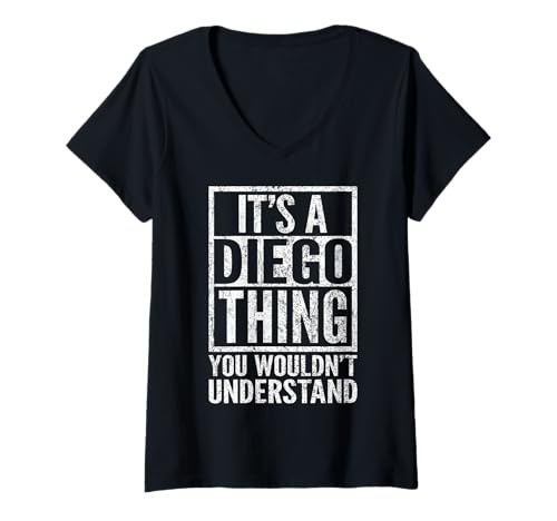 Damen Es ist eine Diego-Sache, die du nicht verstehen würdest - Diegos Name T-Shirt mit V-Ausschnitt Damen Es ist eine Diego-Sache, die du nicht verstehen würdest - Diegos Name T-Shirt mit V-Ausschnitt von Diegos Named Designs