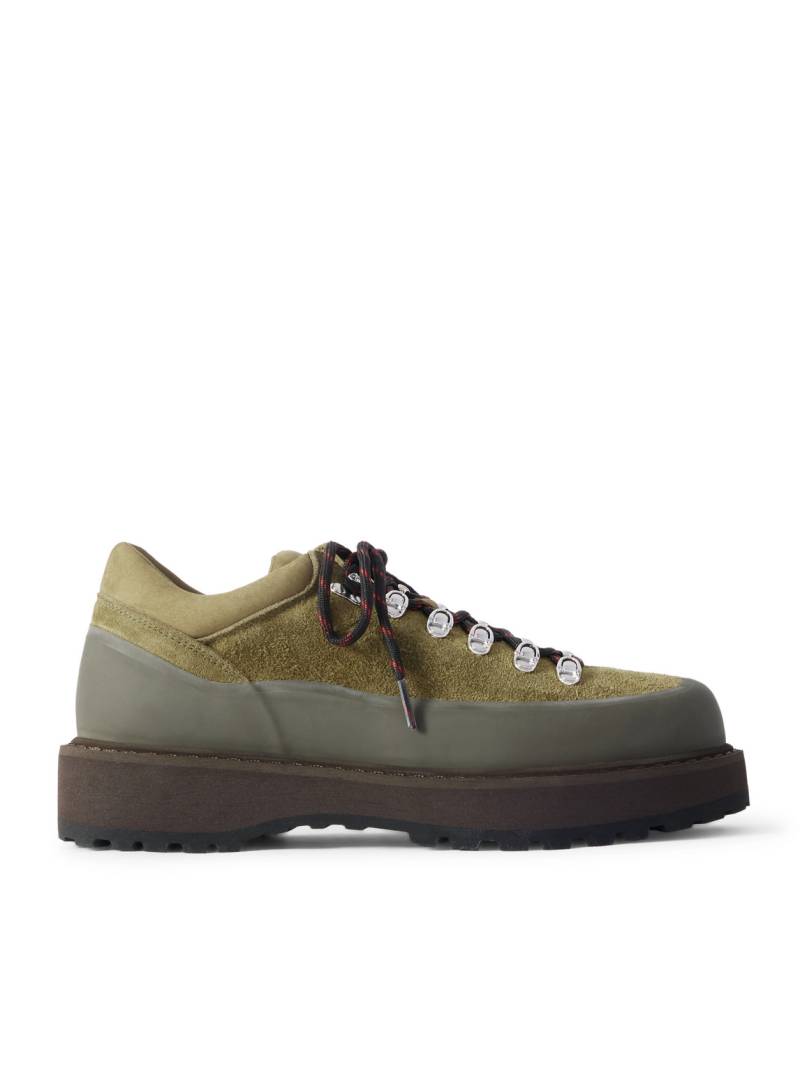 Diemme - Cornaro Rubber and Nubuck-Trimmed Suede Boots - Men - Green - EU 41 von Diemme