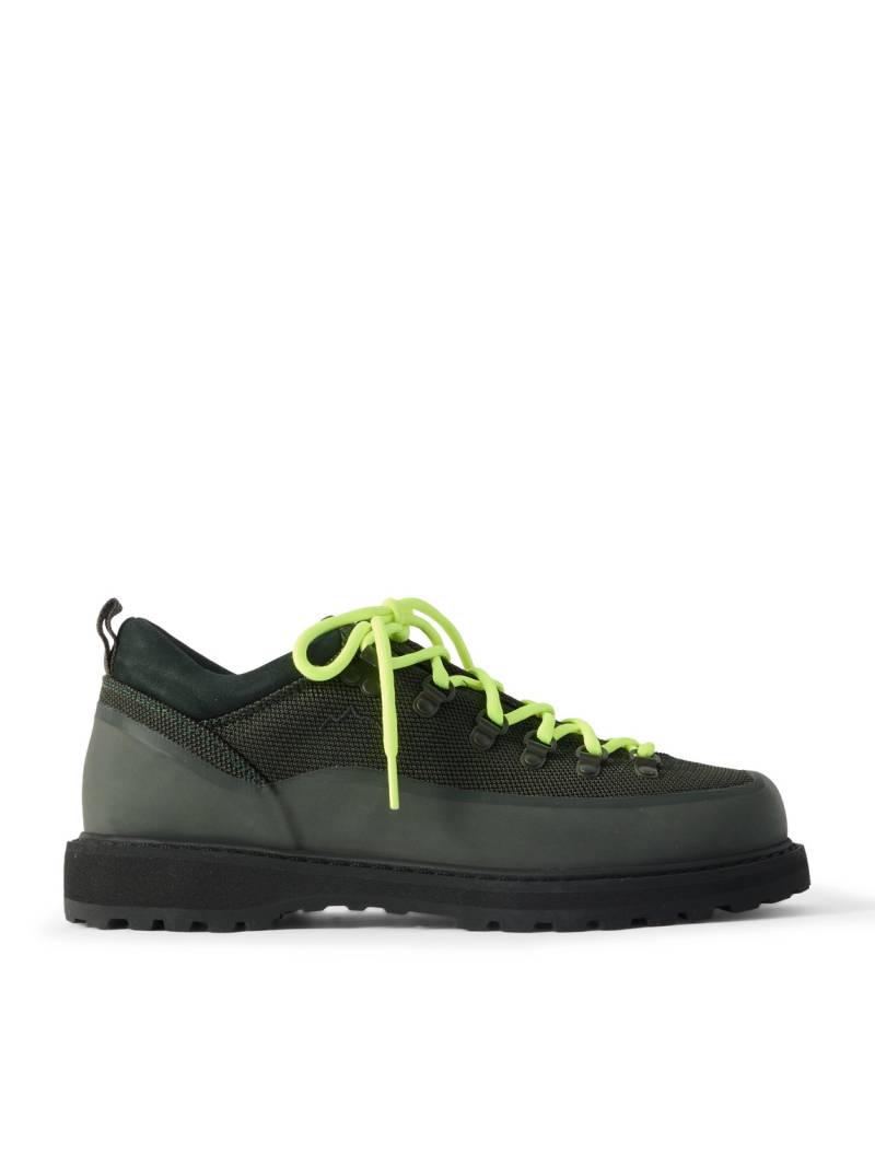 Diemme - Roccia Basso Sport Rubber and Suede-Trimmed Tech-Shell Hiking Boots - Men - Green - EU 45 von Diemme