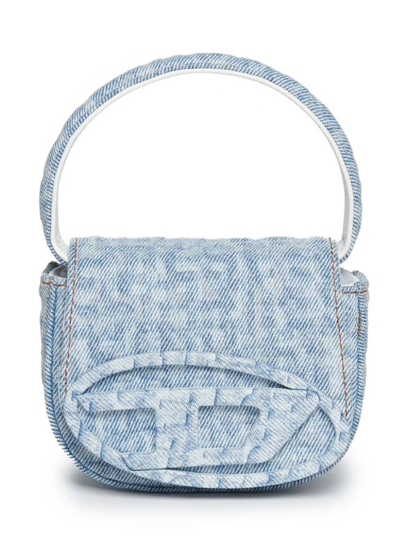 Diesel Kids Ausgeblichene 1DR Jeans-Schultertasche - Blau von Diesel Kids