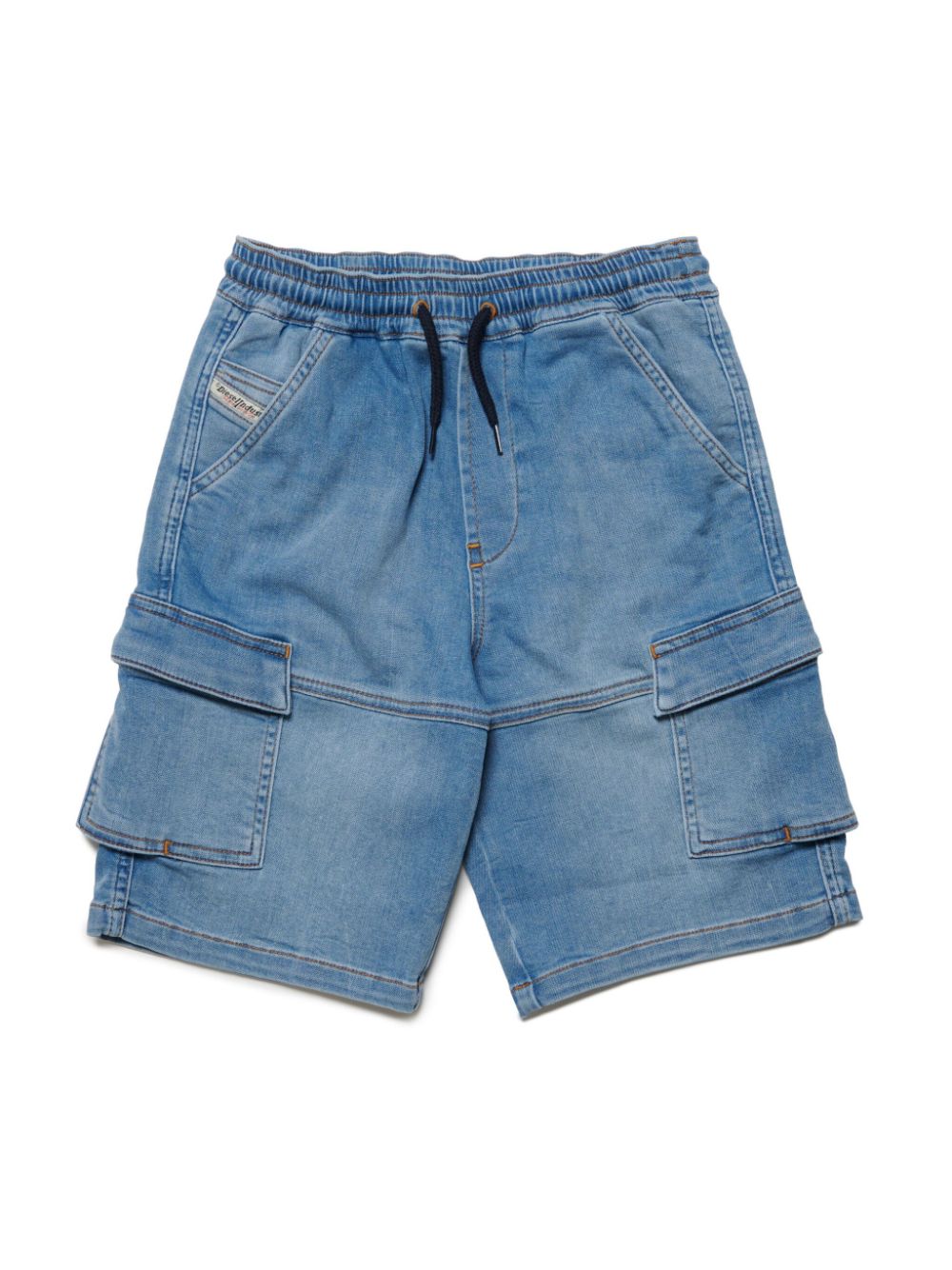 Diesel Kids D-Krooley Jeans-Shorts mit Cargotaschen - Blau von Diesel Kids