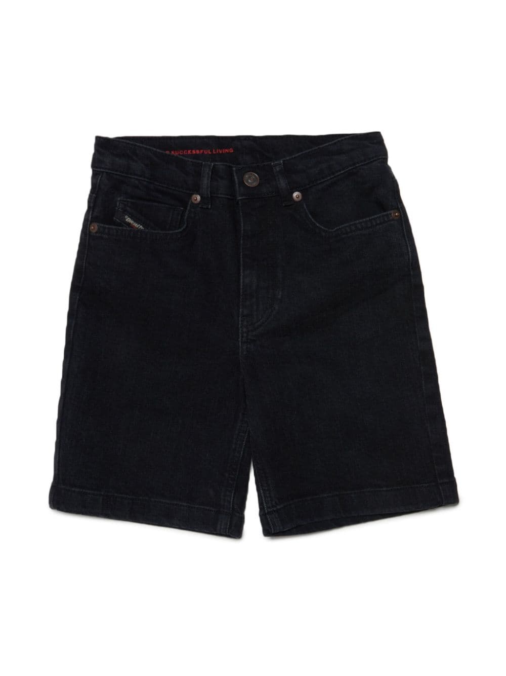 Diesel Kids D-Macs Jeans-Shorts - Schwarz von Diesel Kids