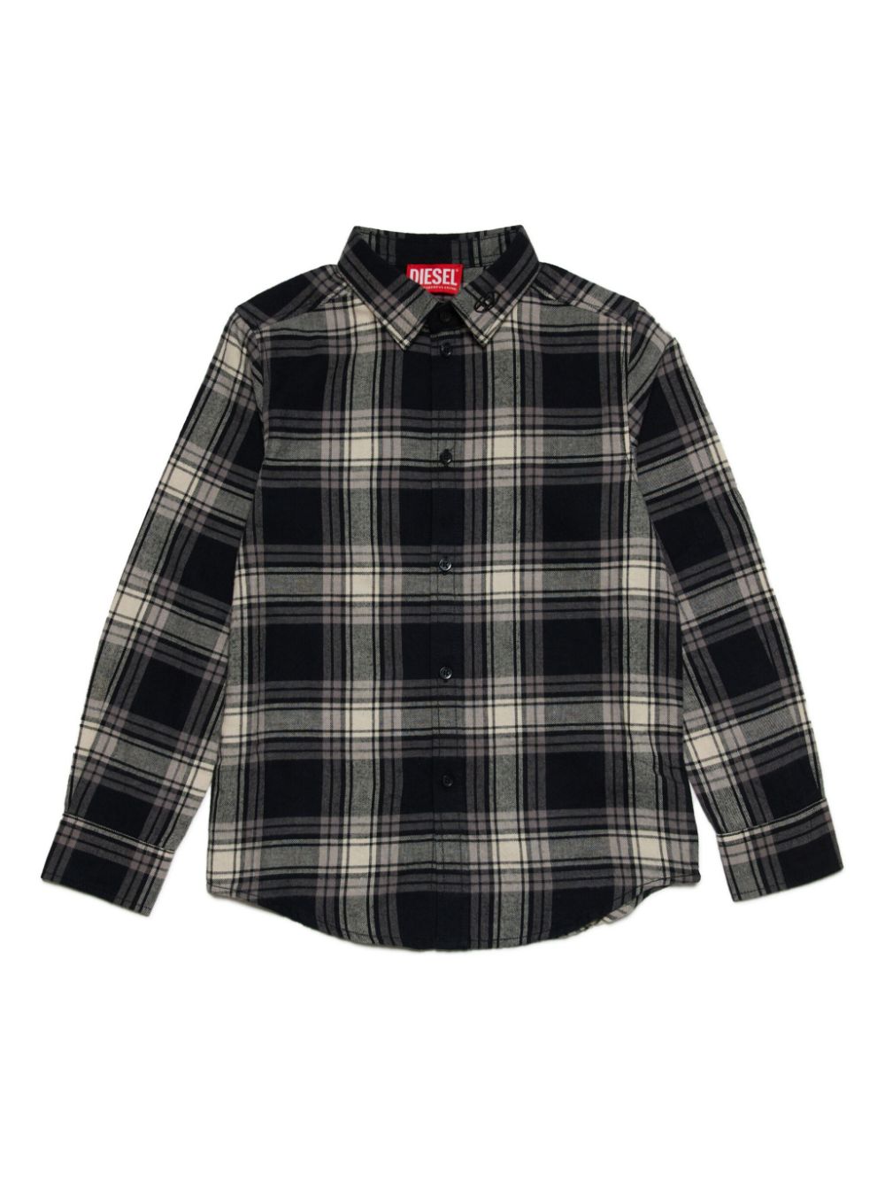 Diesel Kids Hemd mit Karomuster - Schwarz von Diesel Kids