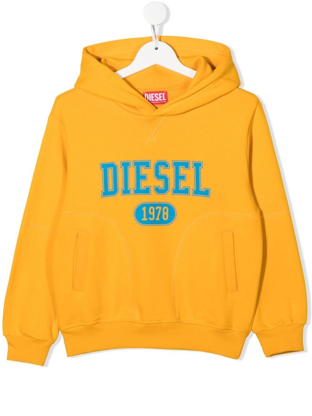 Diesel Kids Hoodie mit Logo-Print - Orange von Diesel Kids