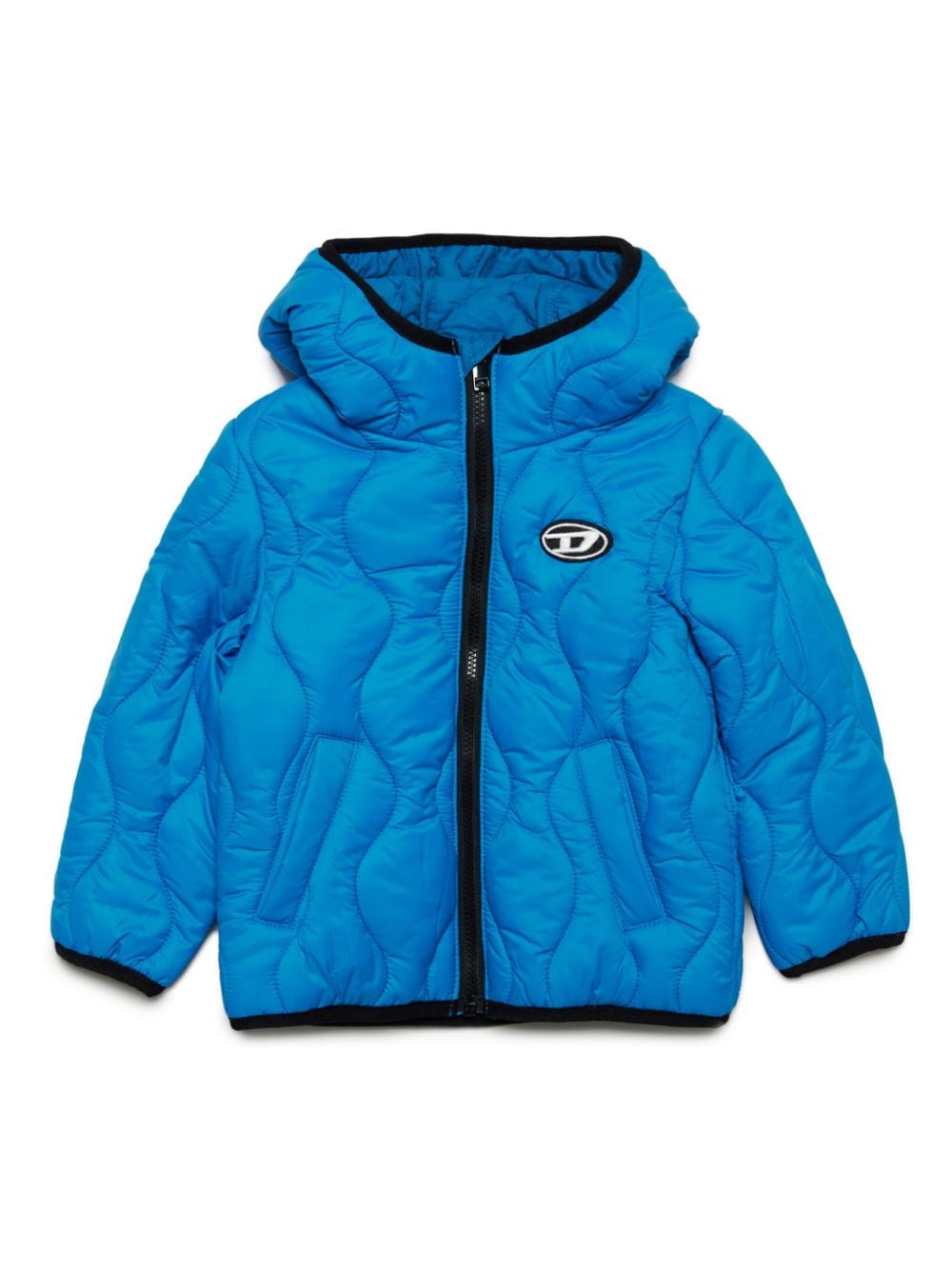 Diesel Kids Gesteppte JSlashml Jacke - Blau von Diesel Kids