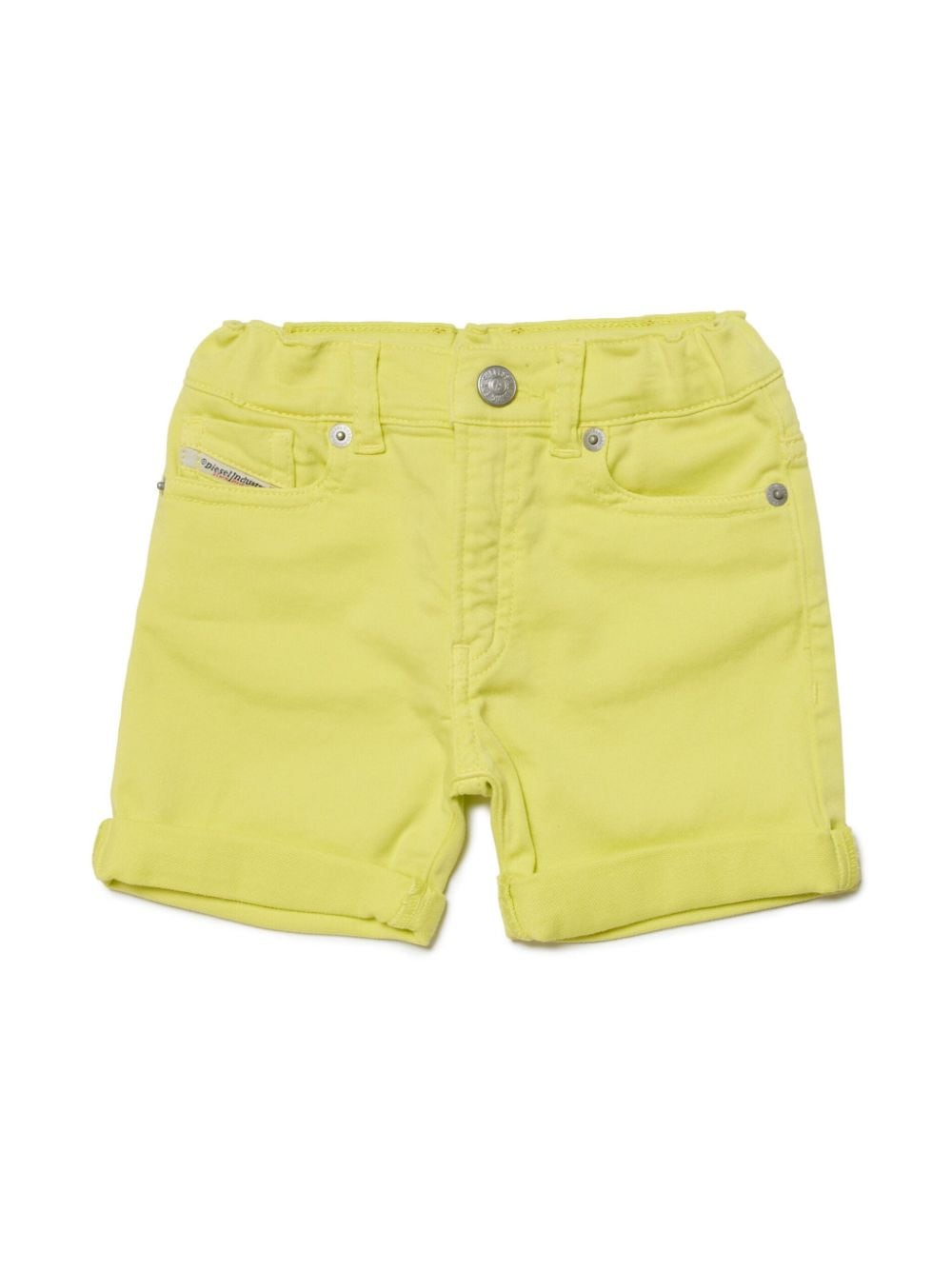 Diesel Kids JoggJeans® Shorts mit Logo-Patch - Gelb von Diesel Kids