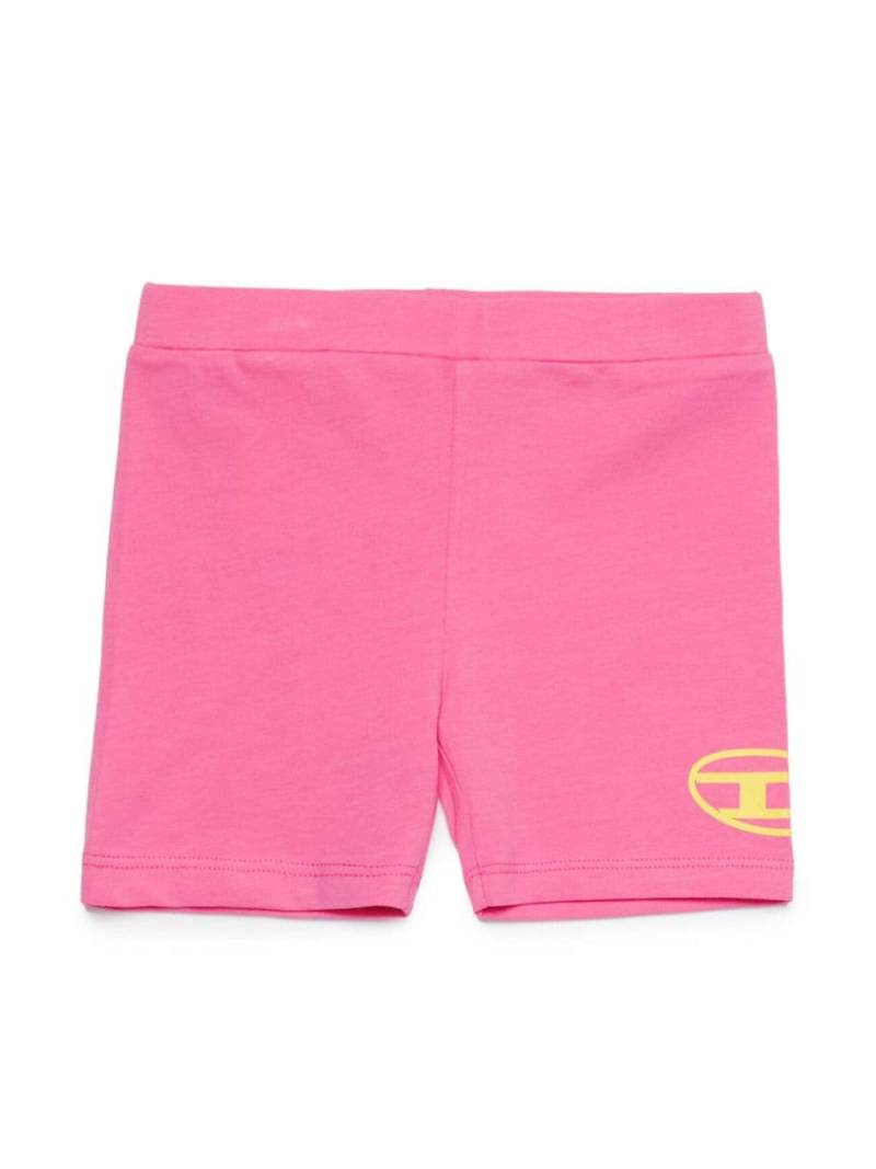 Diesel Kids Shorts mit Oval D-Print - Rosa von Diesel Kids