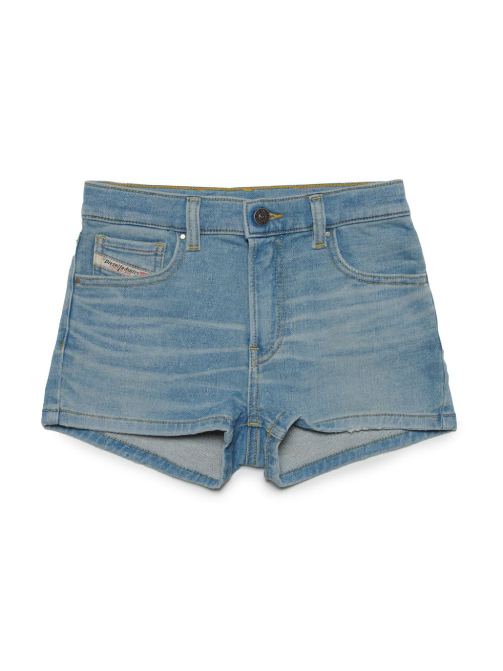 Diesel Kids P-Boy Jeans-Shorts mit Tragefalten - Blau von Diesel Kids