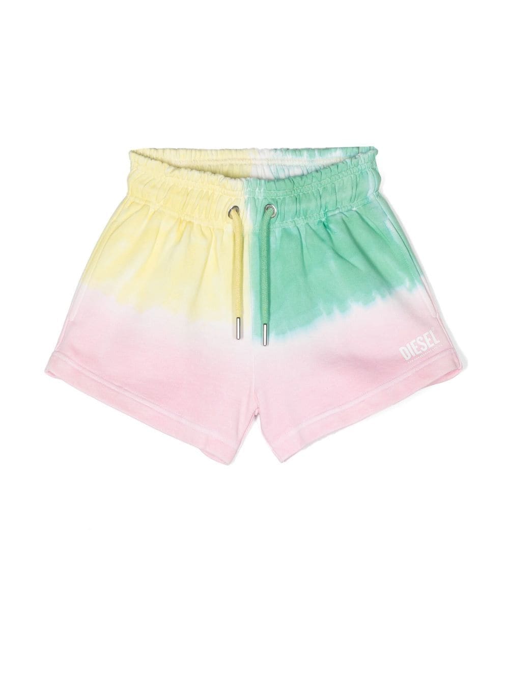 Diesel Kids Panidy Joggingshorts mit Batikmuster - Blau von Diesel Kids