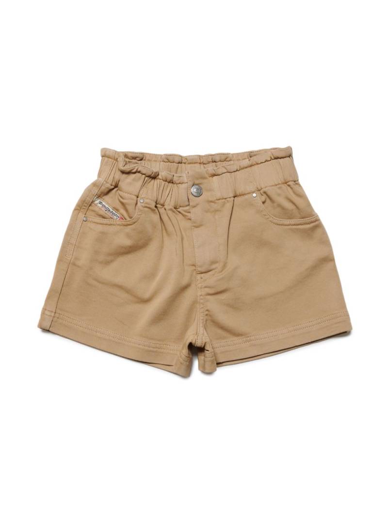 Diesel Kids Shorts mit Logo-Patch - Nude von Diesel Kids