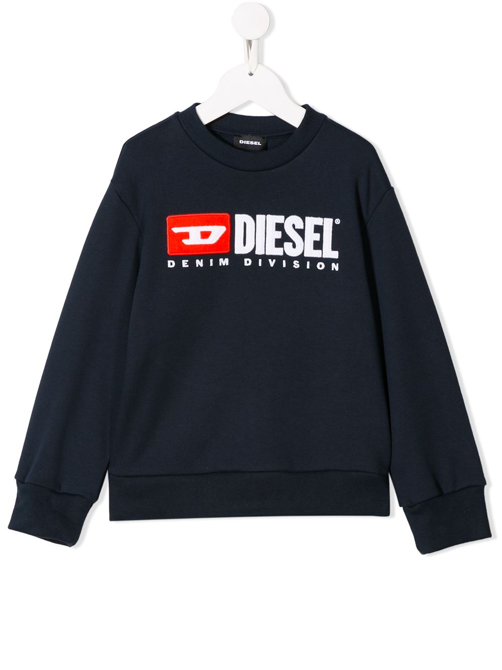 Diesel Kids Sweatshirt mit Logo - Blau von Diesel Kids