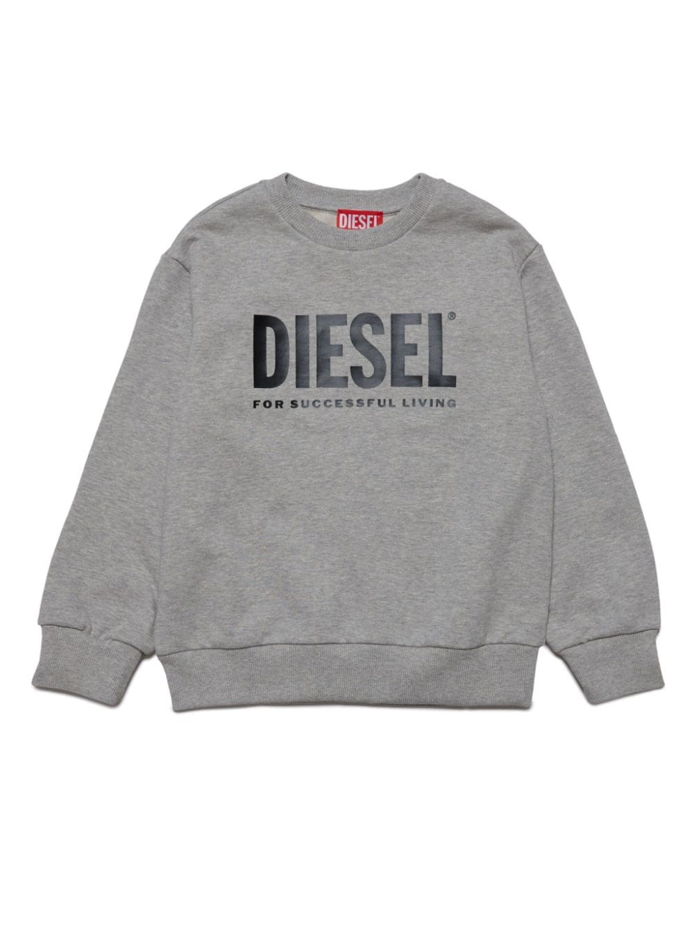 Diesel Kids Sweatshirt mit Logo-Print - Grau von Diesel Kids