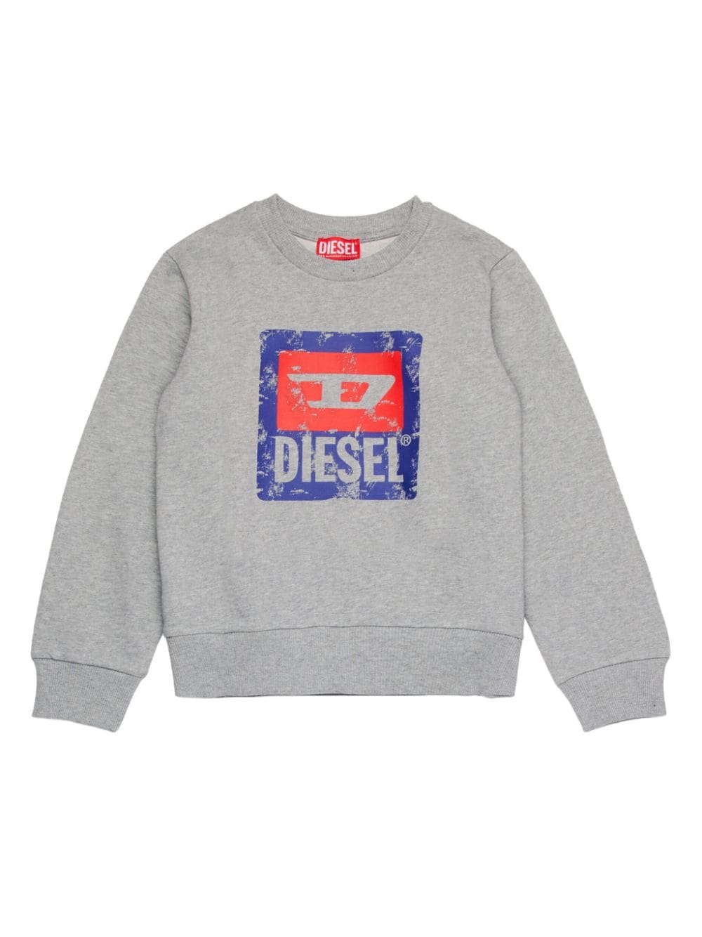 Diesel Kids Sweatshirt mit Logo-Print - Grau von Diesel Kids