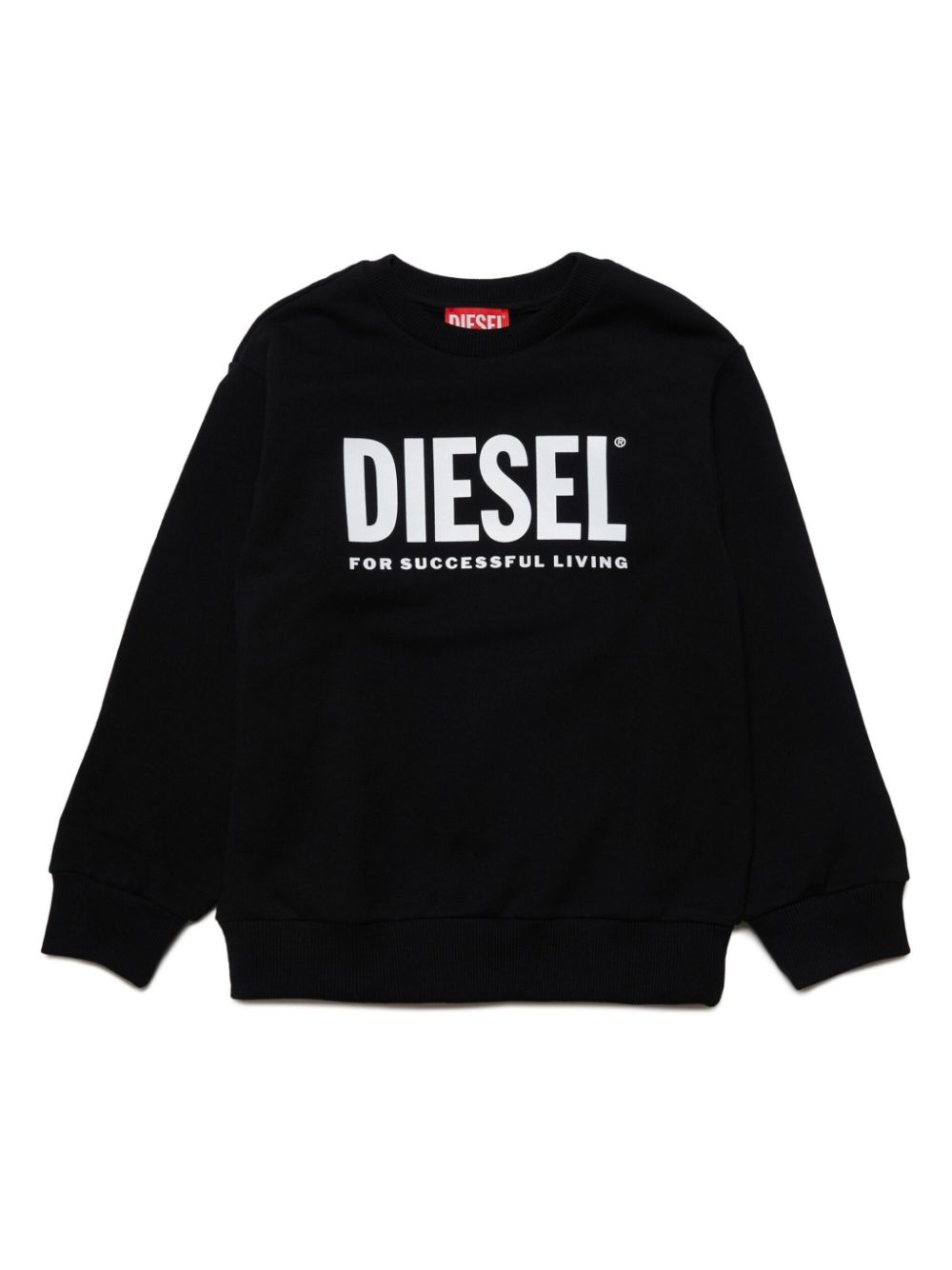 Diesel Kids Sweatshirt mit Logo-Print - Schwarz von Diesel Kids