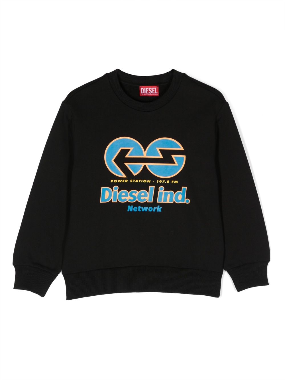 Diesel Kids Sweatshirt mit grafischem Print - Schwarz von Diesel Kids