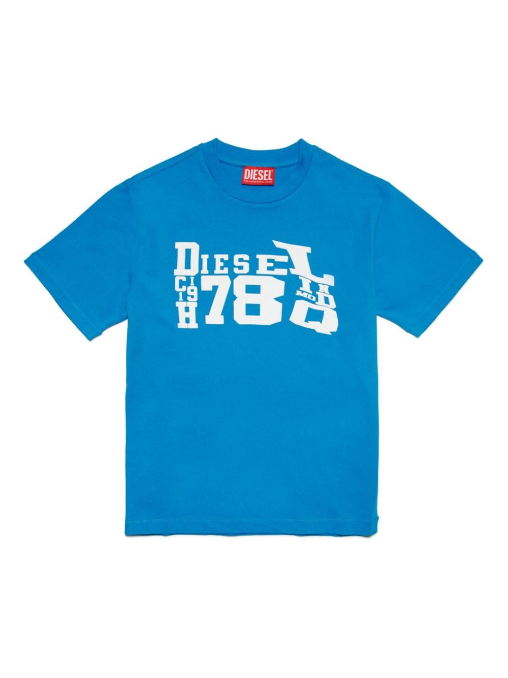 Diesel Kids T-Shirt mit Logo-Print - Blau von Diesel Kids