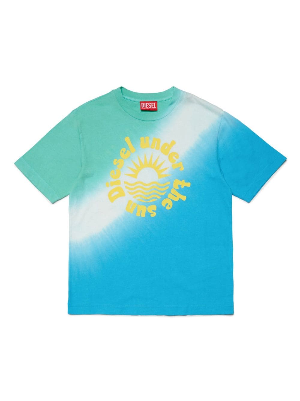 Diesel Kids T-Shirt mit Logo-Print - Blau von Diesel Kids