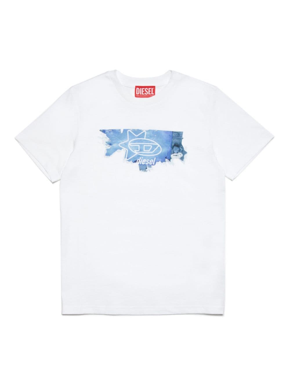 Diesel Kids T-Shirt mit Logo-Print - Weiß von Diesel Kids