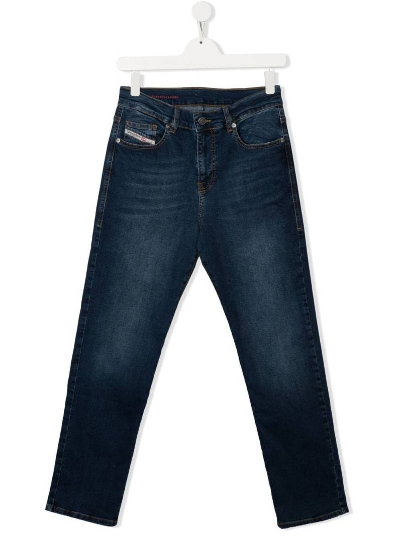 Diesel Kids Ausgeblichene TEEN Jeans - Blau von Diesel Kids