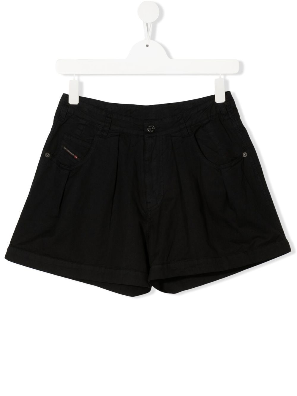 Diesel Kids TEEN Jeans-Shorts mit Falten - Schwarz von Diesel Kids