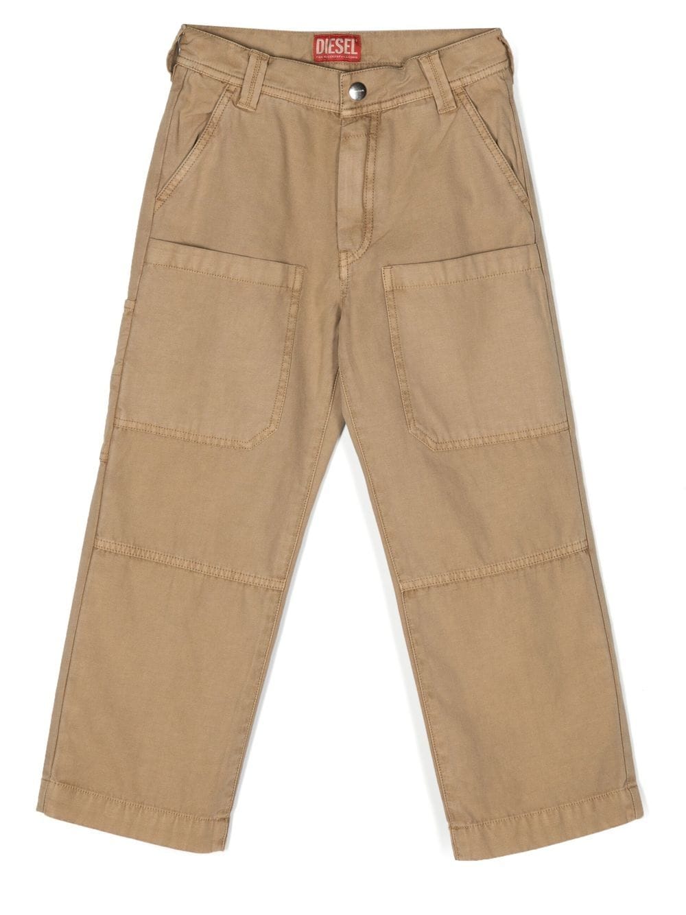 Diesel Kids Verve Straight-Leg-Hose - Nude von Diesel Kids