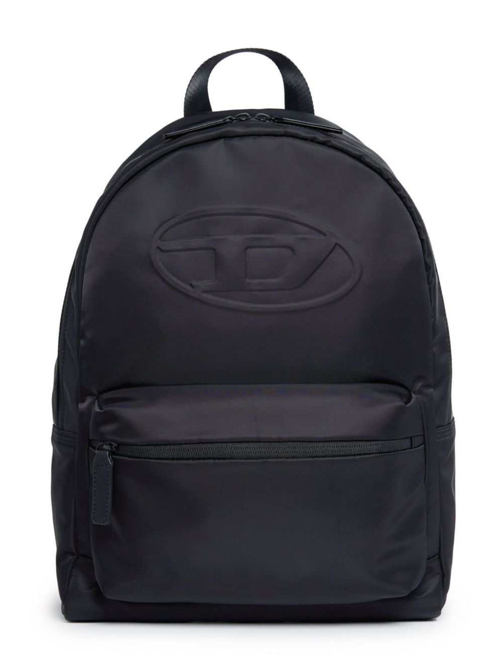 Diesel Kids Woval Rucksack mit Logo-Prägung - Schwarz von Diesel Kids