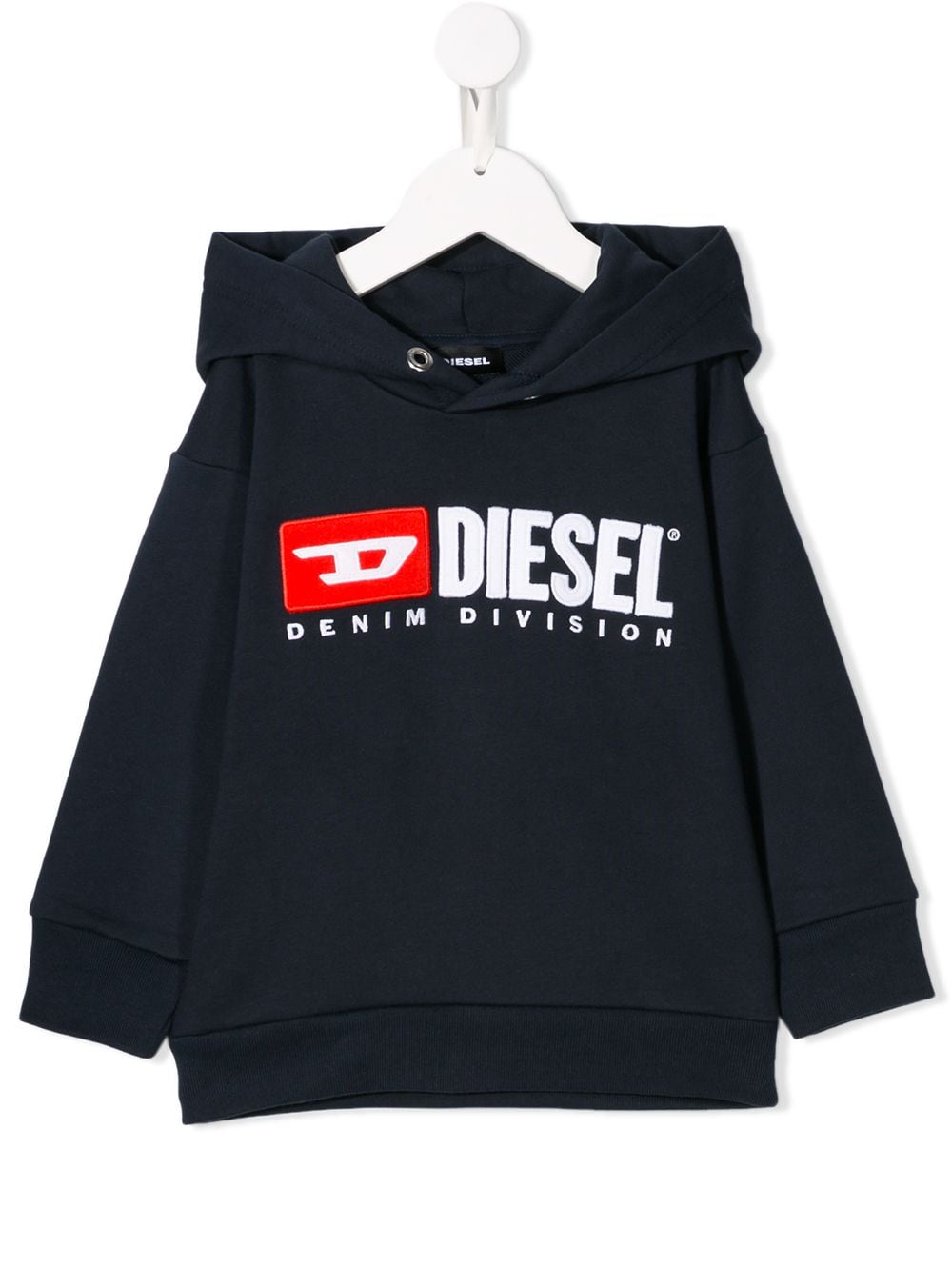 Diesel Kids Kapuzenpullover mit Logo - Blau von Diesel Kids