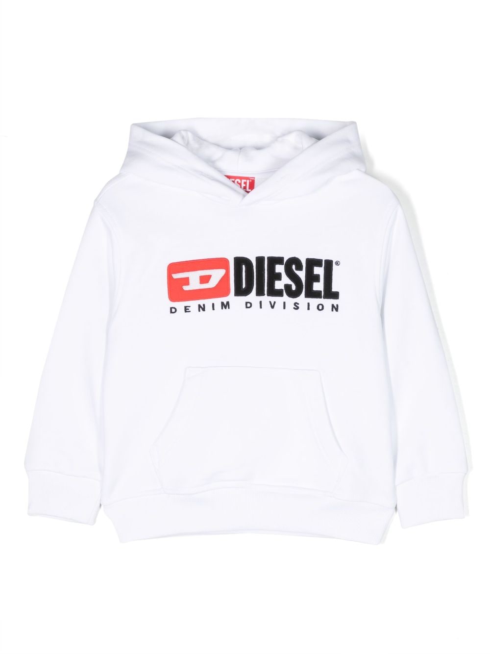 Diesel Kids Hoodie mit Logo-Stickerei - Weiß von Diesel Kids