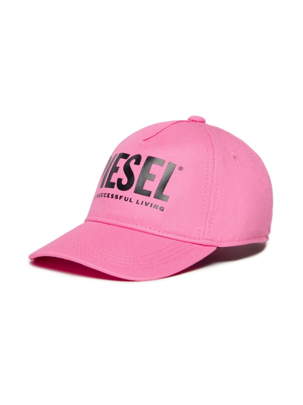 Diesel Kids Baseballkappe mit Logo-Print - Rosa von Diesel Kids