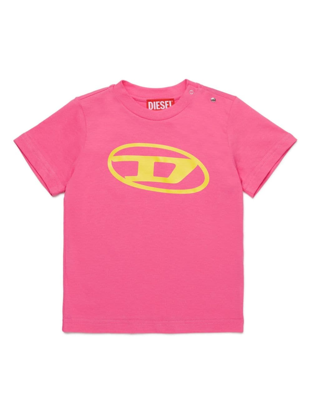 Diesel Kids T-Shirt mit Logo-Print - Rosa von Diesel Kids