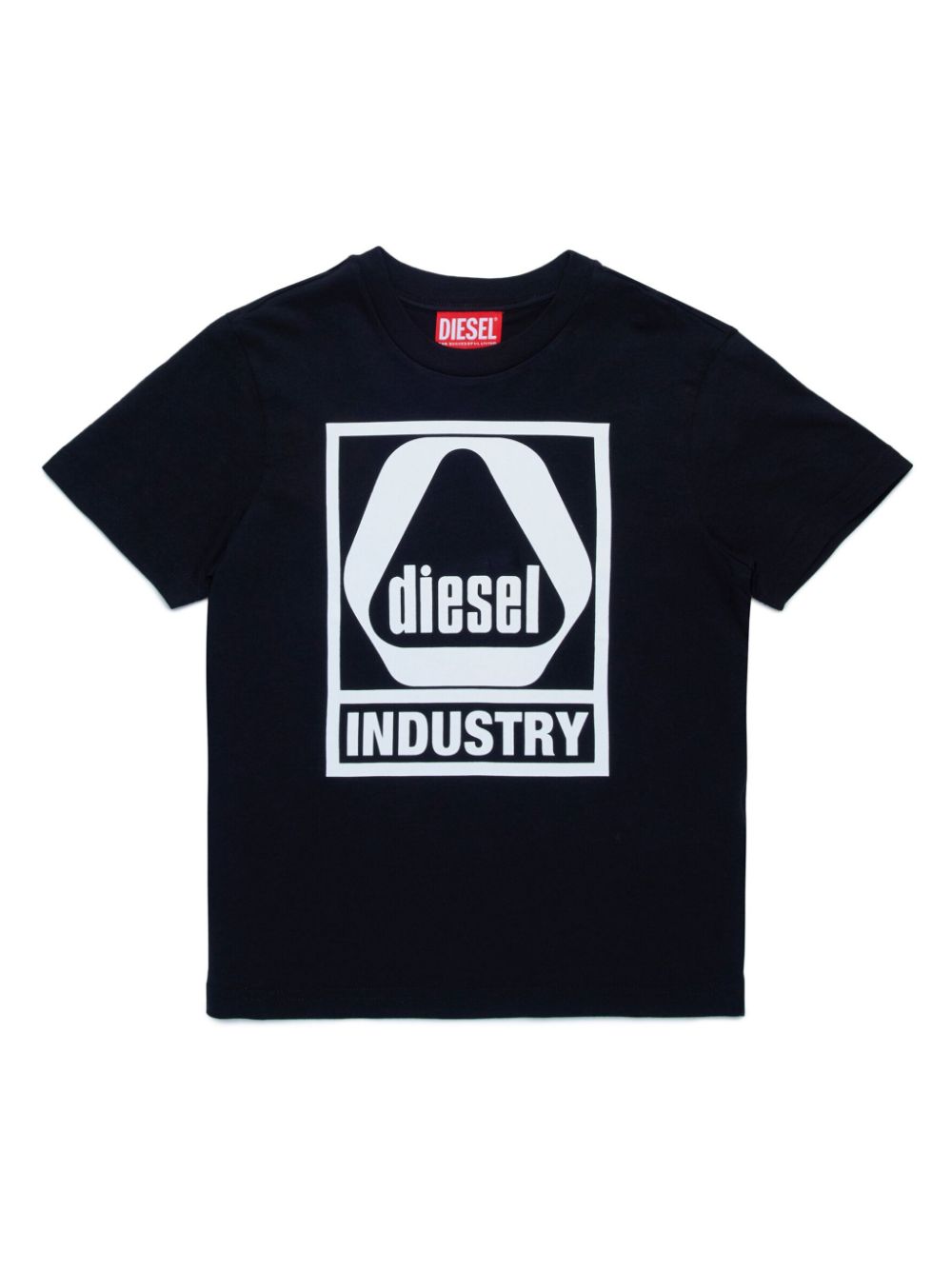 Diesel Kids T-Shirt mit Logo-Print - Schwarz von Diesel Kids
