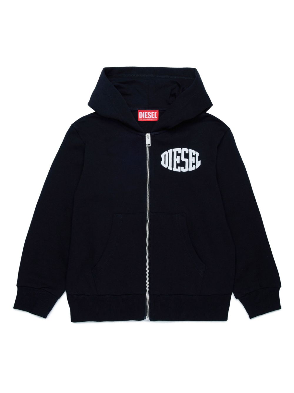 Diesel Kids Hoodie mit Logo-Print - Schwarz von Diesel Kids