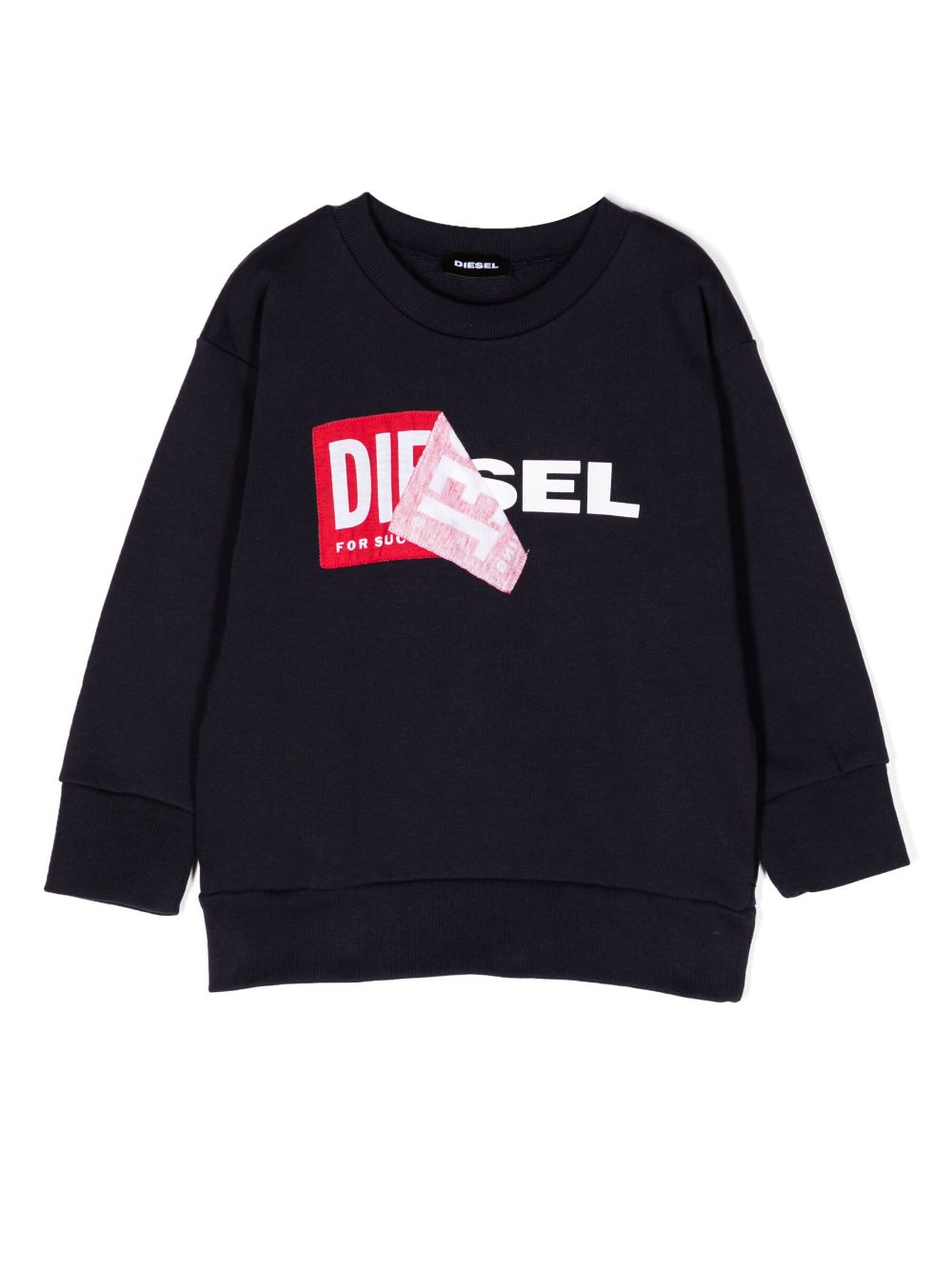 Diesel Kids Sweatshirt mit Logo-Print - Blau von Diesel Kids