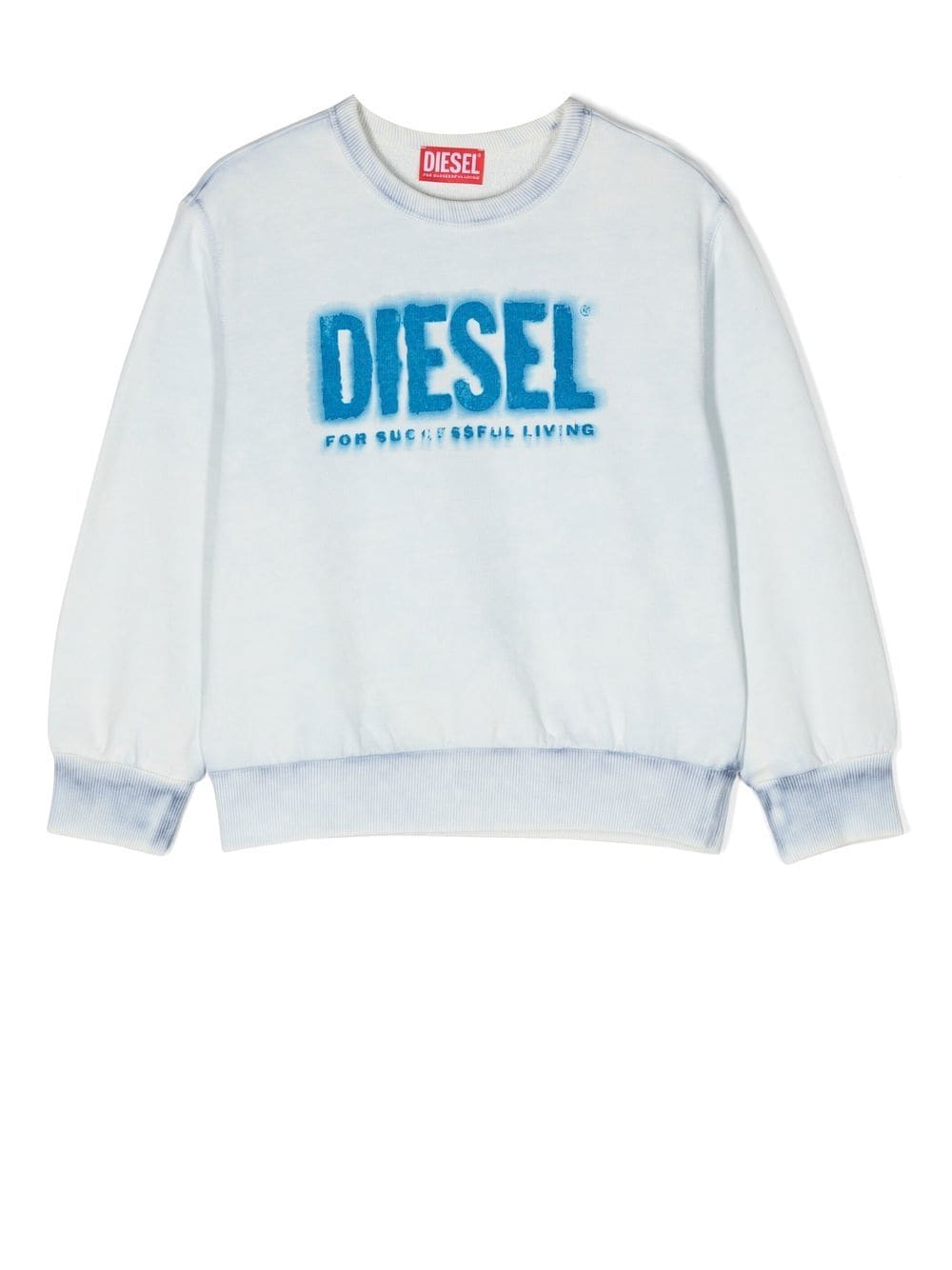 Diesel Kids Sweatshirt mit Logo-Print - Blau von Diesel Kids