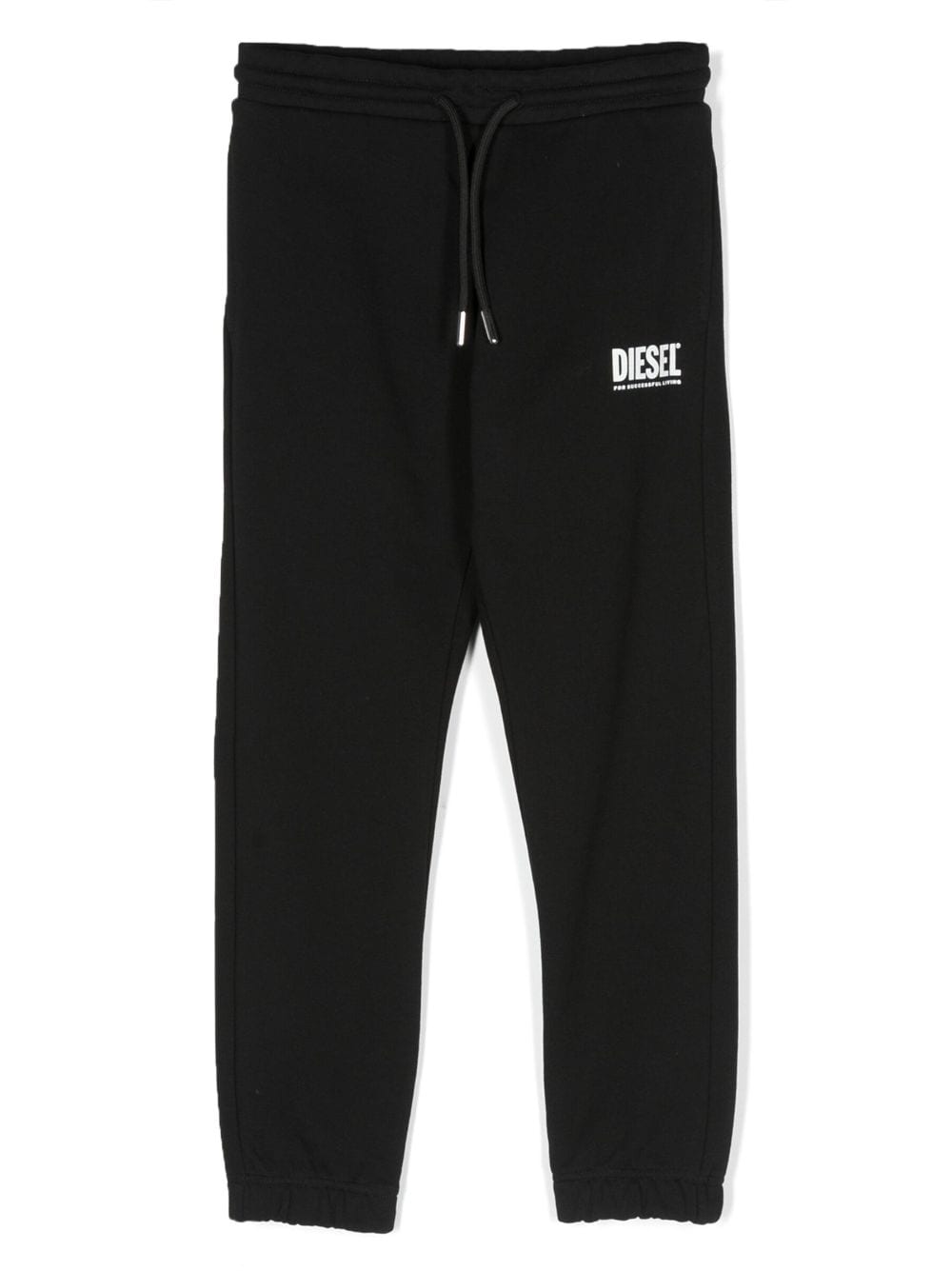 Diesel Kids Jogginghose mit Logo-Print - Schwarz von Diesel Kids